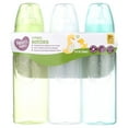 thumbnail image 2 of Parent's Choice Newborn Standard Neck Tinted Bottle, 9 fl oz, 0+ Months, 3 Pack, Multicolor, 2 of 6