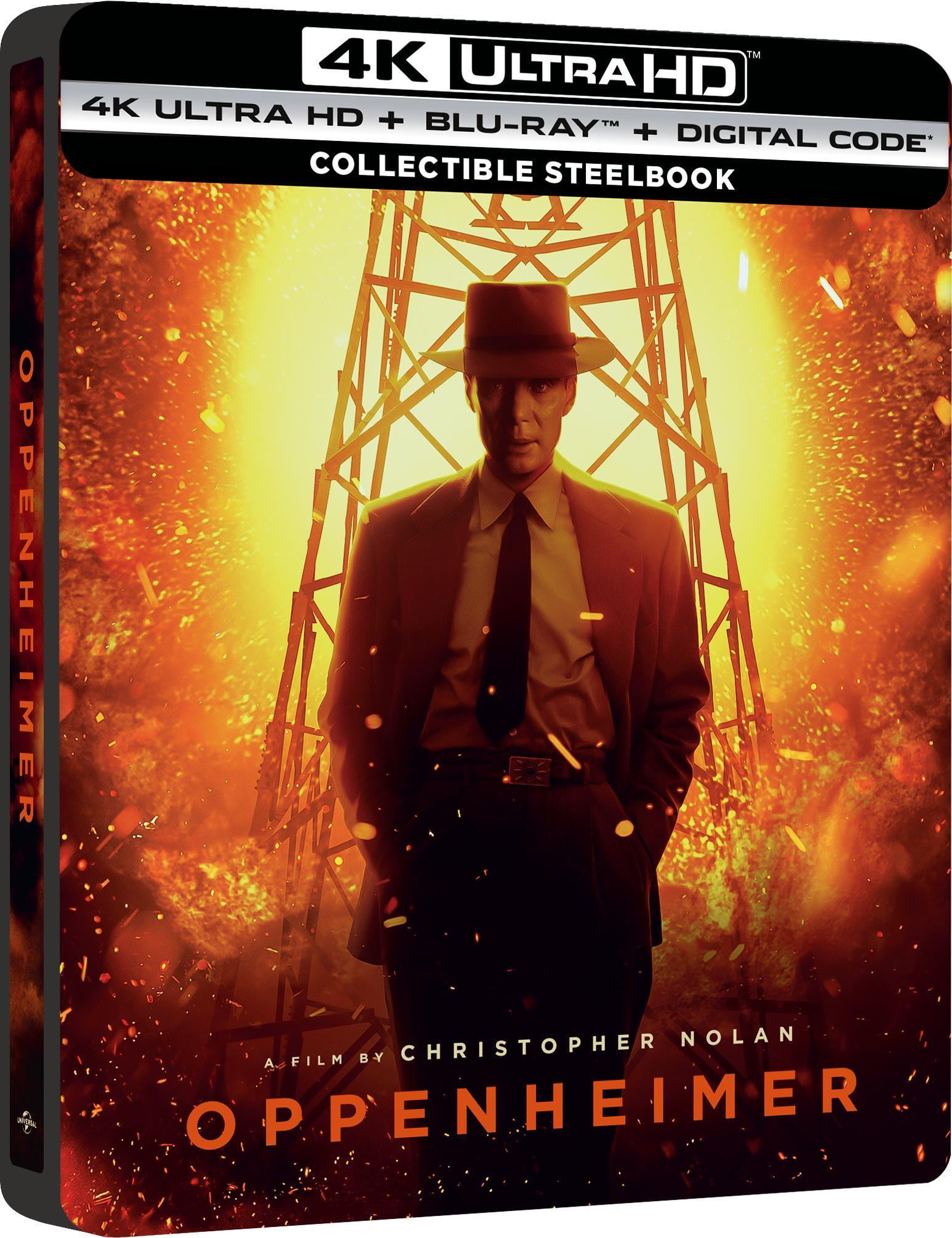 Oppenheimer (Walmart Exclusive) (Collectible Steelbook) (4K Ultra HD + Blu-ray + Digital Copy), Drama, Universal