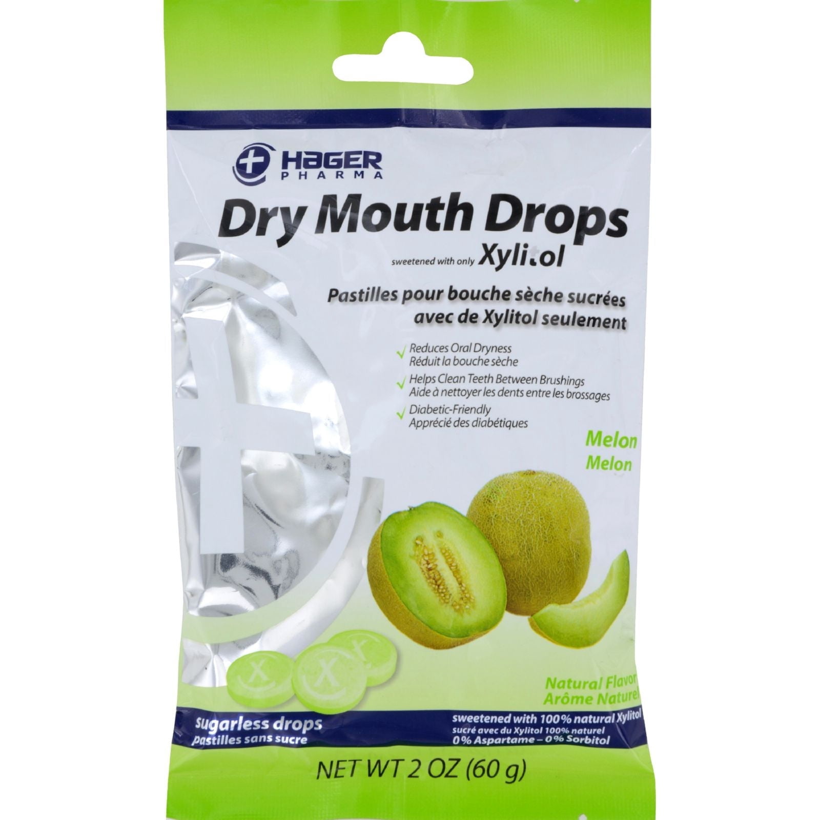 MIRADENT, DRY MOUTH DROPS,MELON 2 OZ EA 1