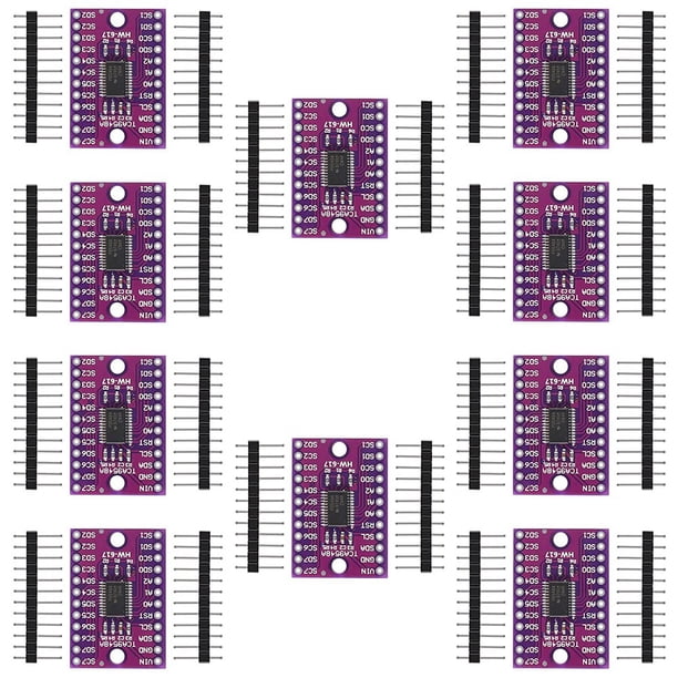 10 Piezas TCA9548A I2C IIC MóDulo de Placa de Ruptura Multiplexor Placa de Desarrollo de ExpansióN de 8 Canales para Ardu Ino