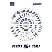 WILD BADGER POWER 40V String Trimmer 13'', 2.0 Ah Battery and Charger, 2 Pack Line