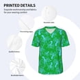thumbnail image 3 of Hirioo Octopus1 for Men's Baseball T-shirt Shirts Short Sleeve Casual Summer Button Stretch T Shirts,Size S-4XL-X-Large, 3 of 7