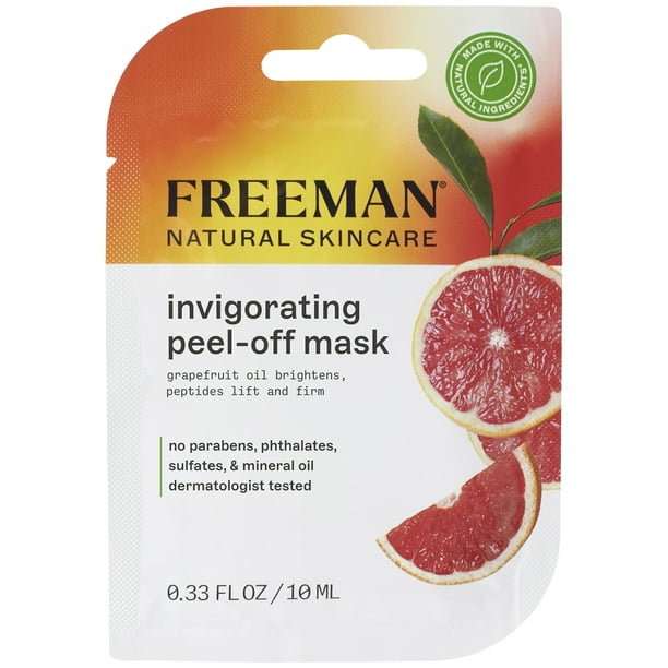 Freeman Natural Skincare Invigorating Grapefruit & Peptides Peeloff Facial Mask