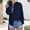 Dark blue, variant on Pxiakgy Womens Fuzzy Knitted Sweater Sherpa Fleece Side Slit Full Sleeve Jumper Outwears Chunky Knit Jumpers Winter Warm Fleece Fuzzy Tops Ladies Casual Crew Neck Sweaters Grey Xl