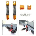 thumbnail image 4 of 2 pcs Aluminum Alloy Front Shocks Absorber Spring with Fixed Seat Dampers for per per per per per per 1/16 RC Vehicles Spare Part Accessories Assembly Golden, 4 of 8