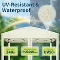 thumbnail image 3 of Danolapsi 10x10 ft Instant Pop-Up Canopy Tent with Removable Mosquito Netting & 2 Zipper Doors, Portable Outdoor Shelter for Camping, Backyard, Picnic, 3 of 9