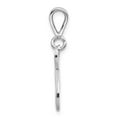 thumbnail image 2 of 14K White Gold Charm Pendant Themed Filigree 30 mm 14-17, 2 of 3