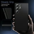 thumbnail image 5 of JETech Grip Case for Samsung Galaxy S24 Ultra, Soft TPU Slim Fit Protective Phone Cover with Camera Lens Full Protection, Shockproof (Titanium Black), 5 of 6