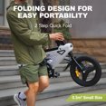 thumbnail image 2 of VDL 14'' Folding Commuter Bike for Adults, 2 of 8