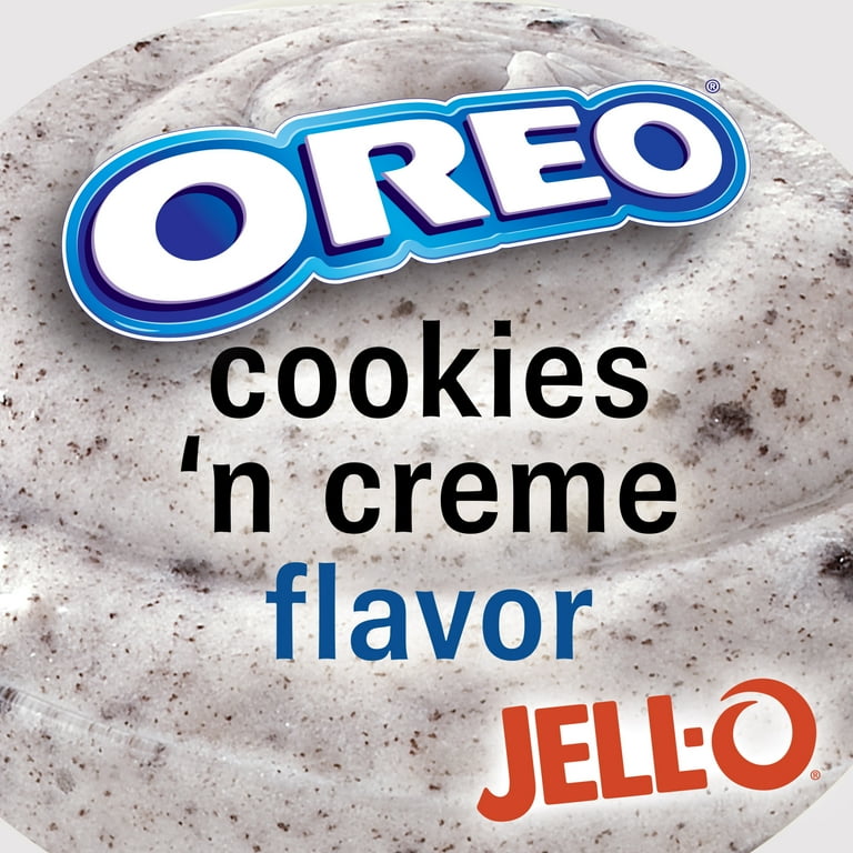 8 pack) Jell-O Oreo Cookies 'n Creme Instant Pudding & Pie Filling