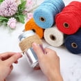 thumbnail image 3 of Uxcell Natural Jute Twine String 164ft x 6mm Long Strong Twine Rope for Arts Crafts Ribbon Gift Wrapping Packing, Yellow, 3 of 6