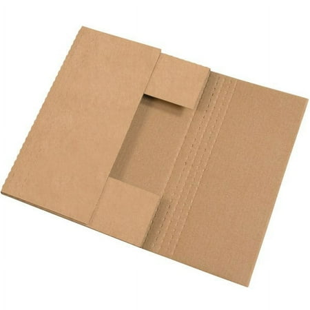 Office Depot® Brand Multi-Depth Easy-Fold Mailers, 15" x 11 1/8" x 2", Kraft, Pack Of 50