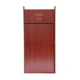 thumbnail image 4 of Commercial Trash Can, Trash Can Cabinet Freestanding For Offices, Restaurants, Cafeterias, And Food Courts Modern Brown Trash Can, 4 of 28