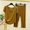 Yellow, variant on Dianli Pajama Set Loungewear Women Loose Solid Crop Short Sleeve Top And Cropped Trousers Thin Breathable Blend Comfortable Homewear Nightwear