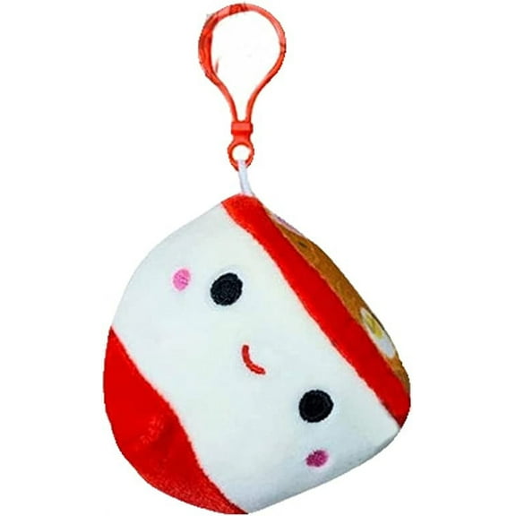 Squishmallows Oficial Kellytoy Food Plush Toys Soft Plush Animal (3.5 Inch Clip, Raisy Ramen)
