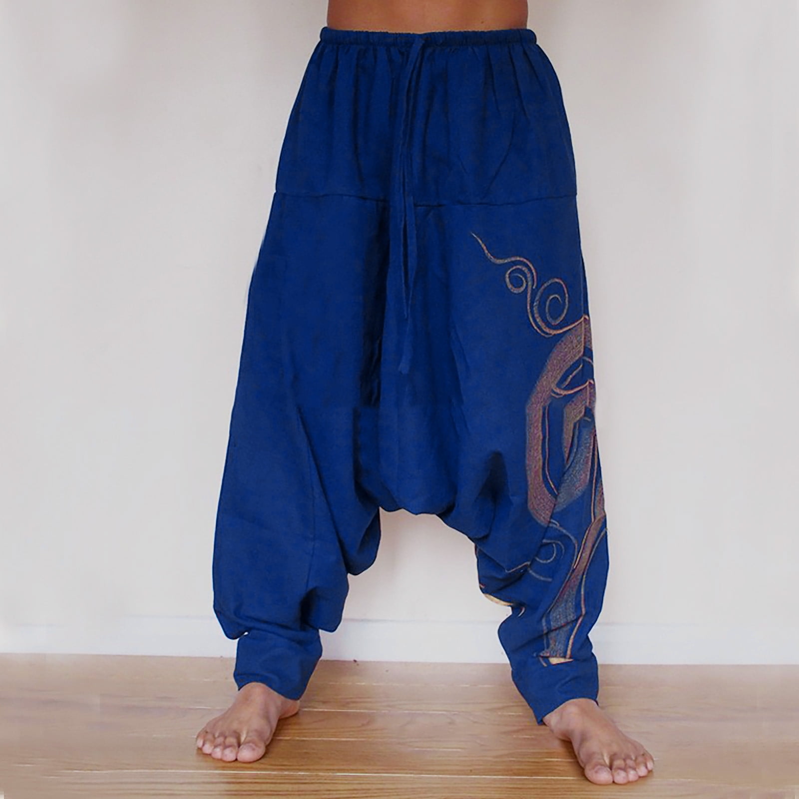 zanvin lounge pants for men summer Men s Drawstring Printing Casual Long Trousers Running Joggers Sweatpants camping gifts
