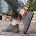 thumbnail image 2 of Wdhugt Men'S Sneakers High Top Casual Daily Shoes For Outdoor And Indoor Activities Nylon Spandex Material Size 9.5 Us With Foot Length 11.42 Inches, 2 of 4