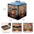 thumbnail image 3 of Bohemia Foldable Cube Organizer with Handle, 10.8"x10.5"x10.6", Large Capacity Storage Box and Organizer Bins, 3 of 6