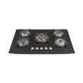 thumbnail image 1 of Parrilla gas empotrable 90cm 5 quem Foset vidrio negro Riviera, 1 of 3