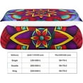 thumbnail image 4 of Housse de Couette Mandala Bohème, Housse de Couette en Microfibre, Ensemble de Housse de Couette Colorée, 4 of 5