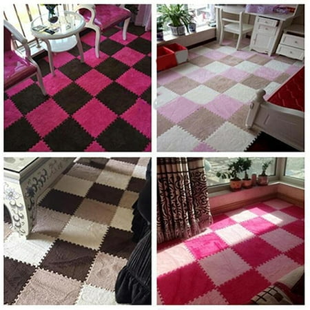 Girl12queen Soft Baby Kids Interlocking Foam Puzzle Floor Mat Exercise House Office Play Mat