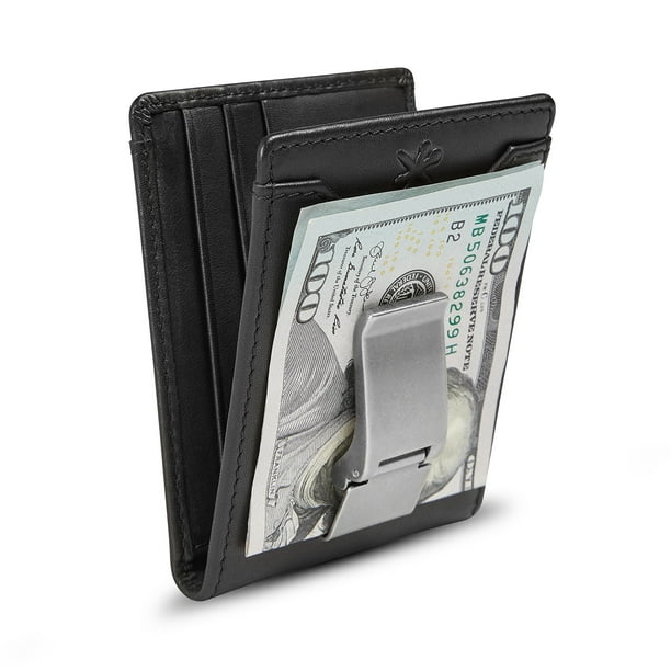House of Jack Co. - Men's Deacon ID Front Pocket Money Clip Wallet One Size - Walmart.com ...