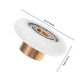 thumbnail image 2 of CTIRCHIU 1Set Glass Shower Door Rollers Replacement Multi Color Smooth Effortless Slide, 2 of 6