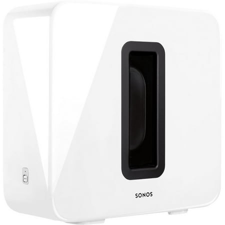 SONOS SUB Speaker System - Wireless Speaker(s) - Floor Standing - White Gloss - 25 Hz - Wireless LAN - Multiroom Capability, LED Indicator, Built-in Subwoofer, Wireless Audio Stream, Wireless (Sonos Zp120 Best Price)