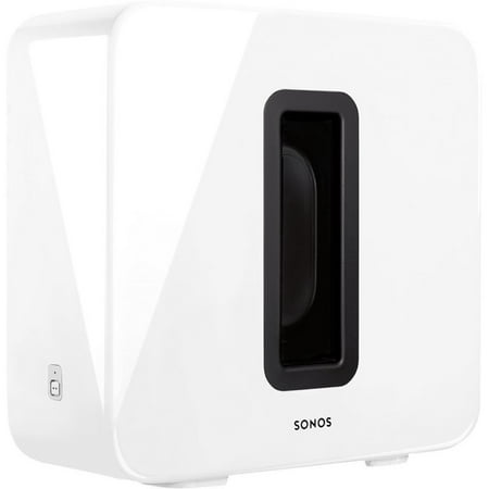 Watt Floor Standing Speaker SONOS SUB Speaker System - Wireless Speaker(s) - Floor Standing - White Gloss - 25 Hz - Wireless LAN - Multiroom Capability, LED Indicator, Built-in Subwoofer, Wireless Audio Stream, Wireless Pairing, ()