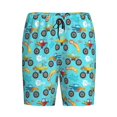 thumbnail image 4 of Wukai Cartoon Monster Truck Men’s Short Pajama Pants With Pockets Soft Sleep Pj Shorts for Men-Medium, 4 of 6
