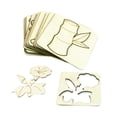 thumbnail image 4 of Elodie Drawing Stencils Compact Arts Crafts Set Sturdy for Paint Draw Portable Wood 12PCS, 4 of 8