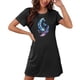 thumbnail image 4 of Camisón corto de talla grande para mujer, camisón de manga corta con estampado de pecho a la moda, camisón para mujer, 4 of 7