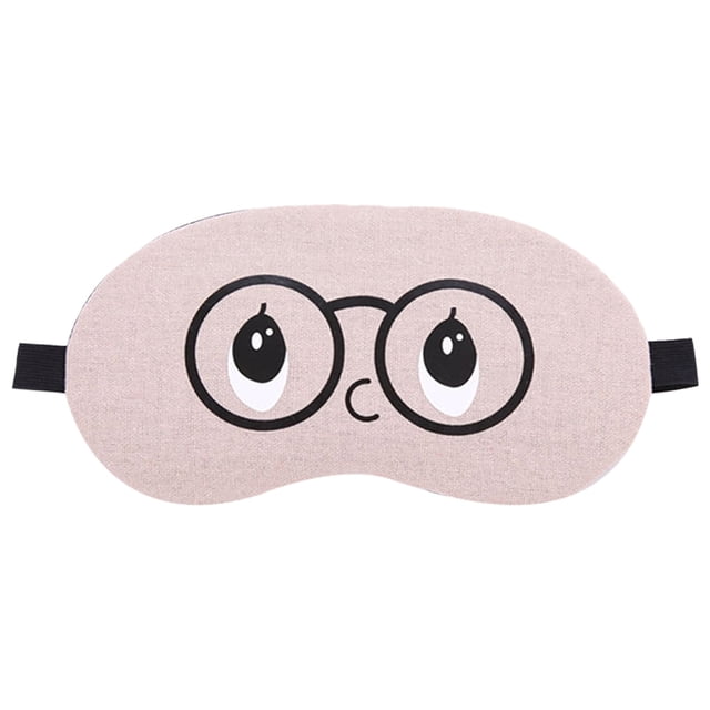 Bangcool Eye Mask Creative Face Pattern Sleeping Mask Eye Shade Eye Blinder with Ice Pack
