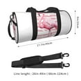 thumbnail image 2 of Balery Flamingo Bolsa de Gimnasio para Mujeres y Hombres, Bolsa de Viaje Impermeable, Bolsa de Fin de Semana con Compartimento para Zapatos y Bolsillo Húmedo, 2 of 6