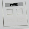 thumbnail image 3 of licencia de Pared Blanca de 2 Puertos con Conector de Red Ethernet RJ11 Acoplador en Línea, 3 of 8