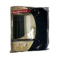 thumbnail image 3 of Hookless Waffle Shower Curtain, 3-in-1 Shower Curtain with Sheer Top Window, Flex-on Rings & Fabric Liner, 71 In Wide x 74 In Long, Navy, 3 of 7