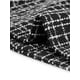 thumbnail image 5 of Chaqueta Allegra K elegante a cuadros de Manga larga con solapa frontal abierta Negro S, 5 of 5
