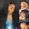 thumbnail image 1 of Pelucas frontales de encaje de onda profunda HD de 28 pulgadas, cabello humano mojado y ondulado, pelucas frontales de encaje para mujeres, peluca de onda profunda virgen sin pegamento de 13x4, densid, 1 of 1