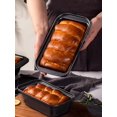thumbnail image 2 of 1pc Carbon Steel Bread Pan Nonstick Loaf Pan with Easy Grips Handles, Carbon Steel Loaf Pans for Baking, Bread Pans for Homemade Bread, Brownies and P, 2 of 5
