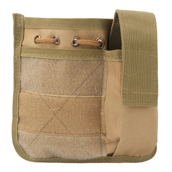 Tactics Waist Bag Multifunctional Radio Flashlight Pouch Pack for Hunting Khaki