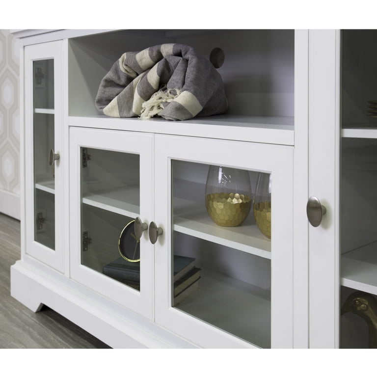 Walker Edison Highboy-Style Wood Media Storage TV Stand Console