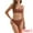 Dark Red, variant on Women's 2 Piece Adjustable Spaghetti Straps Bikini Sets L Purple