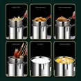 thumbnail image 4 of Stainless Steel Deep Fryer Pot with Oil Filter Basket, Mini Multi Function Cooking Pot for Frying, Boiling and Pasta, 4 of 9