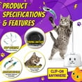 thumbnail image 3 of Juguete interactivo para gatos Catpick joy Upgraded 360° Spin Bird, 3 of 9
