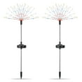 thumbnail image 2 of Solar Powered Starburst Stake Fairy Lights,  240 LED Solar Powered Firework Lamp for Lawn Garden Outdoor Wedding Decor, 2/4pack, 2 of 10