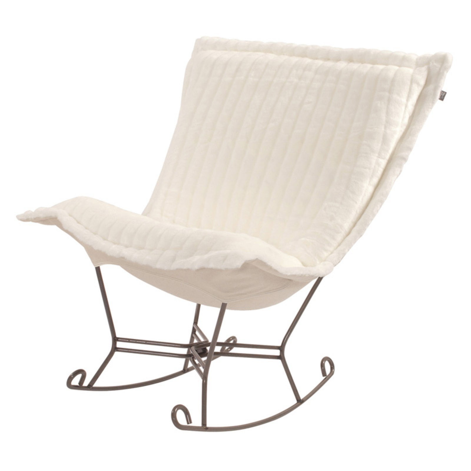 Elizabeth Austin Scroll Puff Mink Rocker Chair Walmart Com
