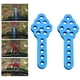 thumbnail image 2 of 1 par de montaje de amortiguador para accesorio de coche de oruga Axial SCX10 Azul perfke Montaje del amortiguador, 2 of 6