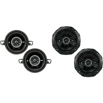 Kicker DSC50 5.25-Inch (130mm) Coaxial Speakers w/ 43DSC3504 3.5" Coaxial Bundle