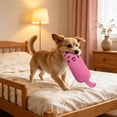 thumbnail image 6 of PoyoKee Interactive Cat Toys for Indoor Cats, 6" x 2.4" Real Catnip Small Soft Catnip Toys, Lightweight Puppy Essentials for Batting Carrying, Pink, 6 of 8
