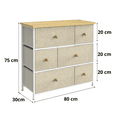thumbnail image 4 of Mueble Cajonera para Ropa Fabato de 6 Cajones Deslizantes, 4 of 6